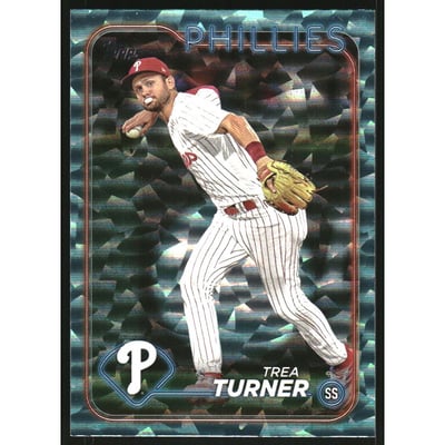 2024 Topps Aqua Foil #352 Trea Turner