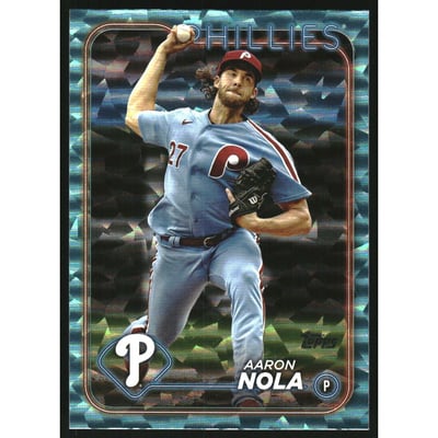 2024 Topps Aqua Foil #463 Aaron Nola