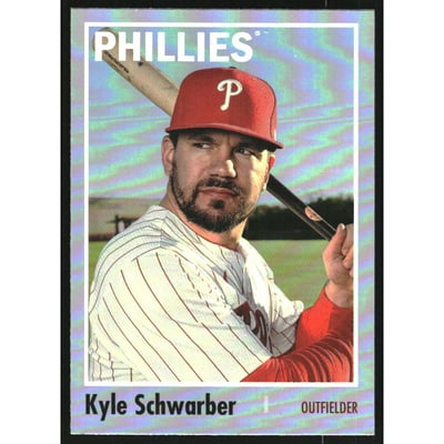 2024 Topps Archives Rainbow Foilboard #163 Kyle Schwarber