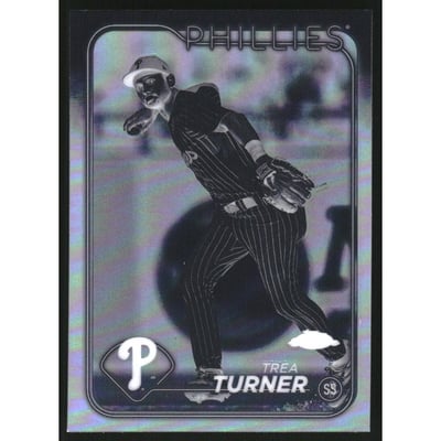 2024 Topps Chrome Negative Refractors #169 Trea Turner