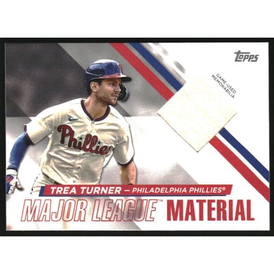 2024 Topps Major League Material #MLMTT Trea Turner
