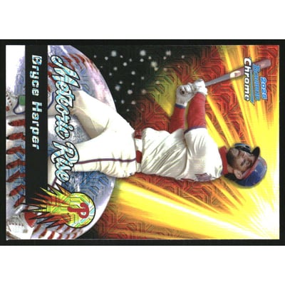 2025 Bowman Chrome Mega Box Meteoric Rise #MR14 Bryce Harper