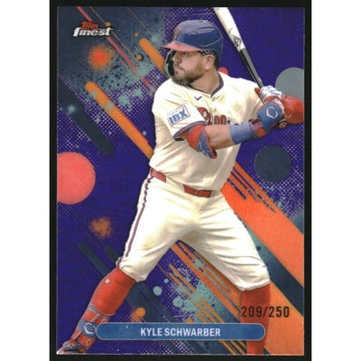 2025 Finest Purple Refractors #88 Kyle Schwarber