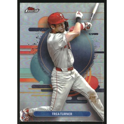 2025 Finest Refractors #196 Trea Turner