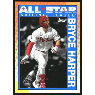 2025 Topps '90 Topps All Star Blue #90AS19 Bryce Harper