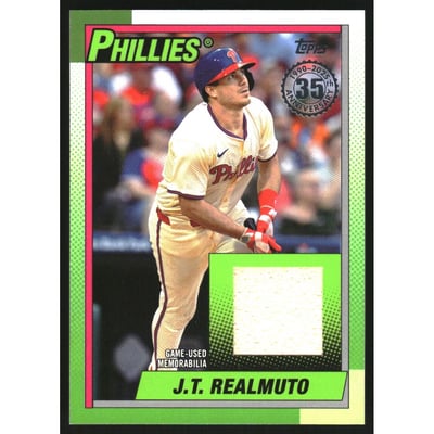 2025 Topps '90 Topps Relics #T90RJTR J.T. Realmuto