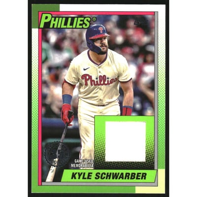 2025 Topps '90 Topps Relics #T90RKS Kyle Schwarber