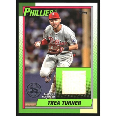 2025 Topps '90 Topps Relics #T90RTT Trea Turner