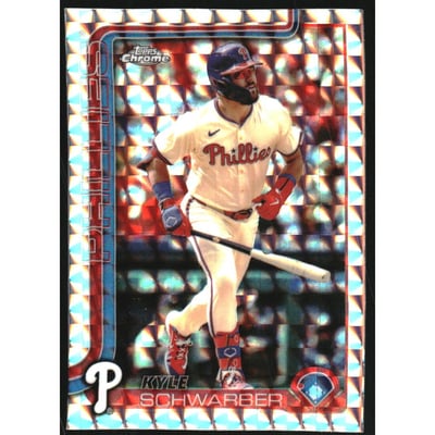 2025 Topps Chrome Geometric Refractors #31 Kyle Schwarber