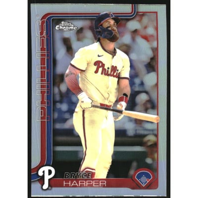 2025 Topps Chrome Refractors #150 Bryce Harper