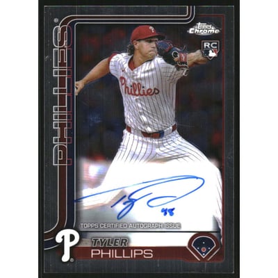 2025 Topps Chrome Rookie Autographs #RATP Tyler Phillips