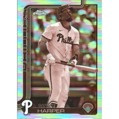 2025 Topps Chrome Sepia Refractors #150 Bryce Harper