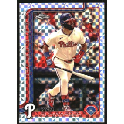 2025 Topps Chrome X-fractors #31 Kyle Schwarber