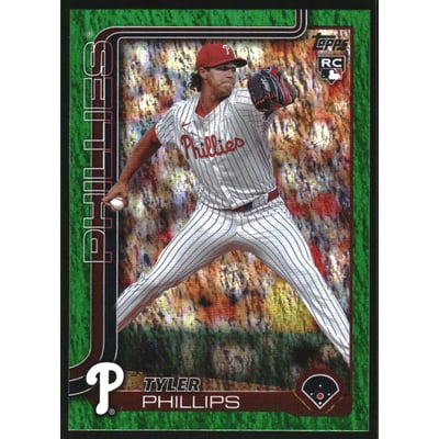 2025 Topps Green Holo Foil #293 Tyler Phillips
