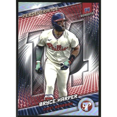 2025 Topps Pristine Perseverance #P23 Bryce Harper