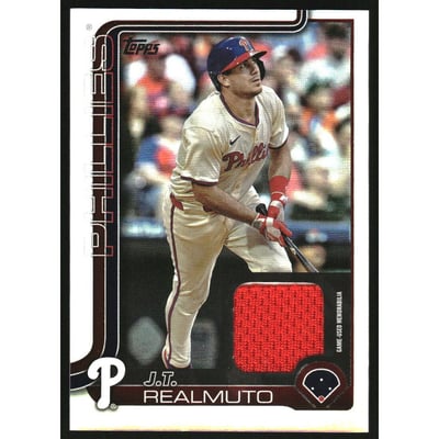 2025 Topps Real One Relics #625 J.T. Realmuto