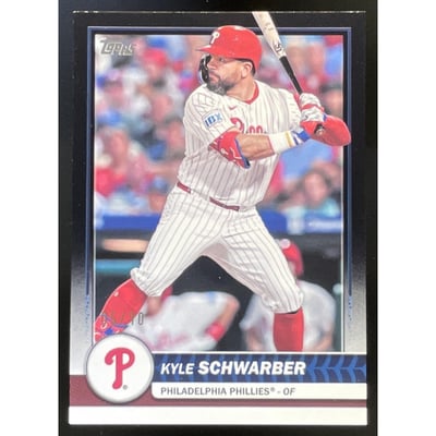 2026 Topps Collection Black #86 Kyle Schwarber /10