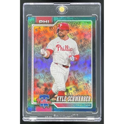 2026 Topps Series 2 All-Star Game Black Foil #650 Kyle Schwarber /10