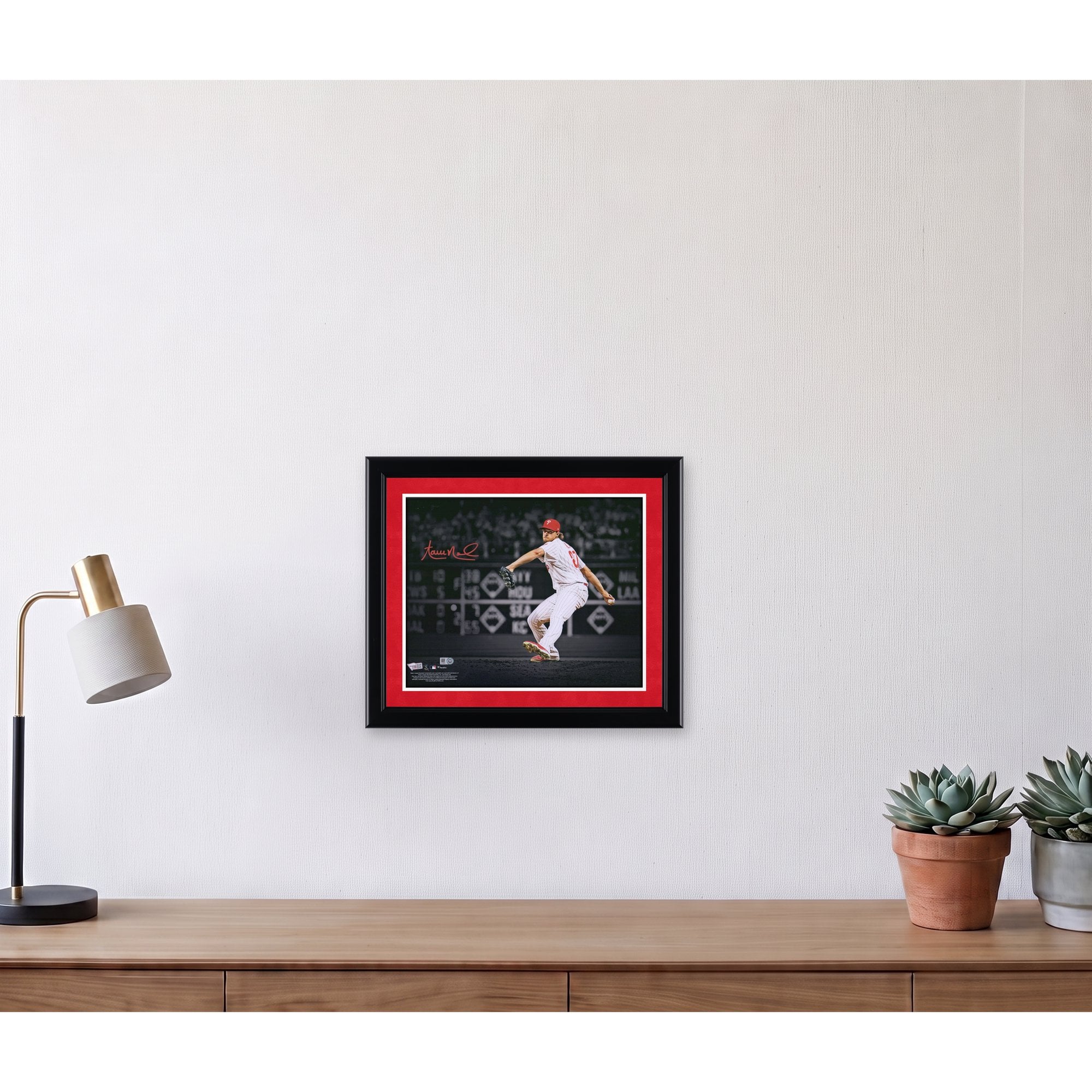 Aaron Nola Philadelphia Phillies Autographed 11" x 14" Spotlight Photograph