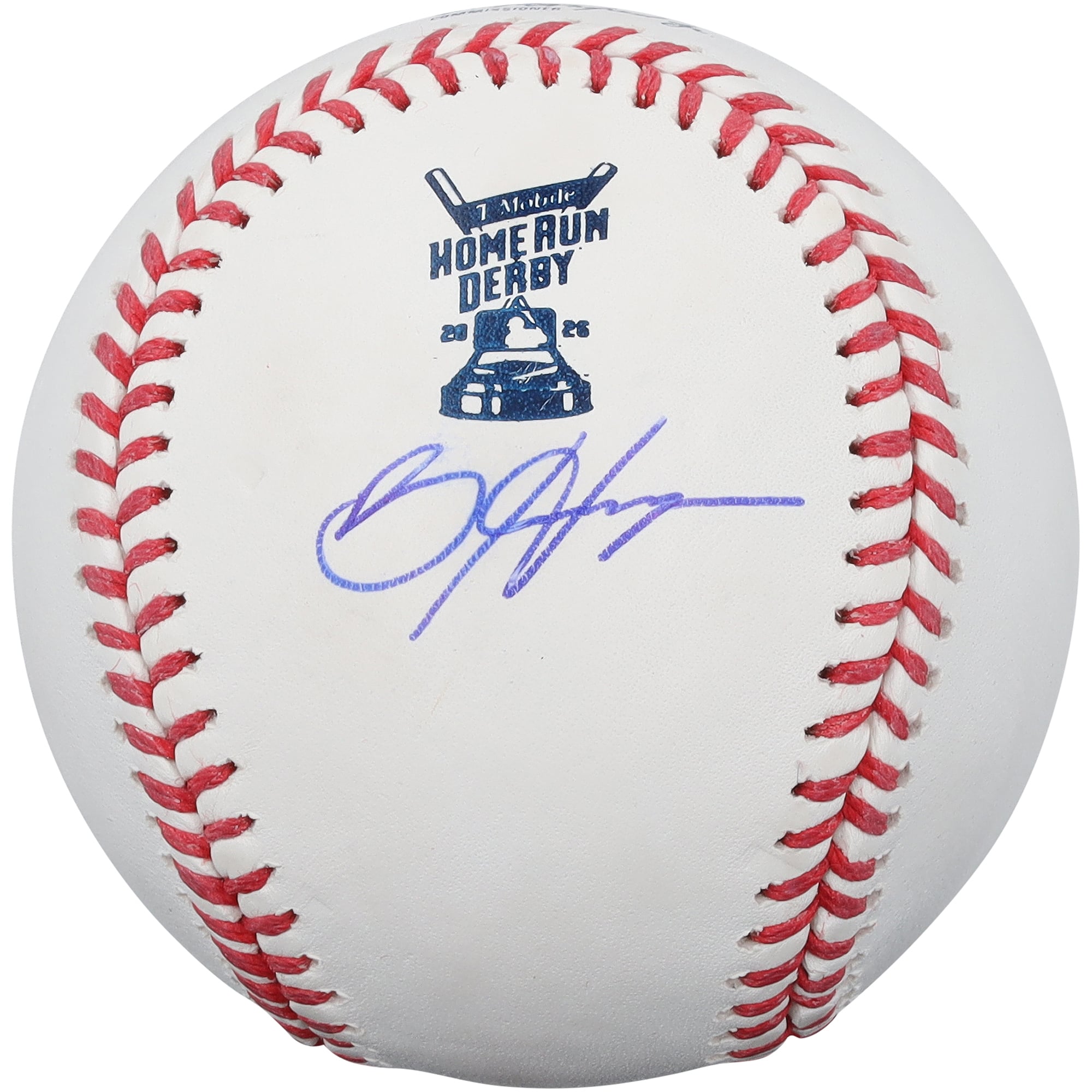 Bryce Harper, joueur des Phillies de Philadelphie, balle de baseball Moneyball 2026 du Home Run Derby de la MLB, autographiée