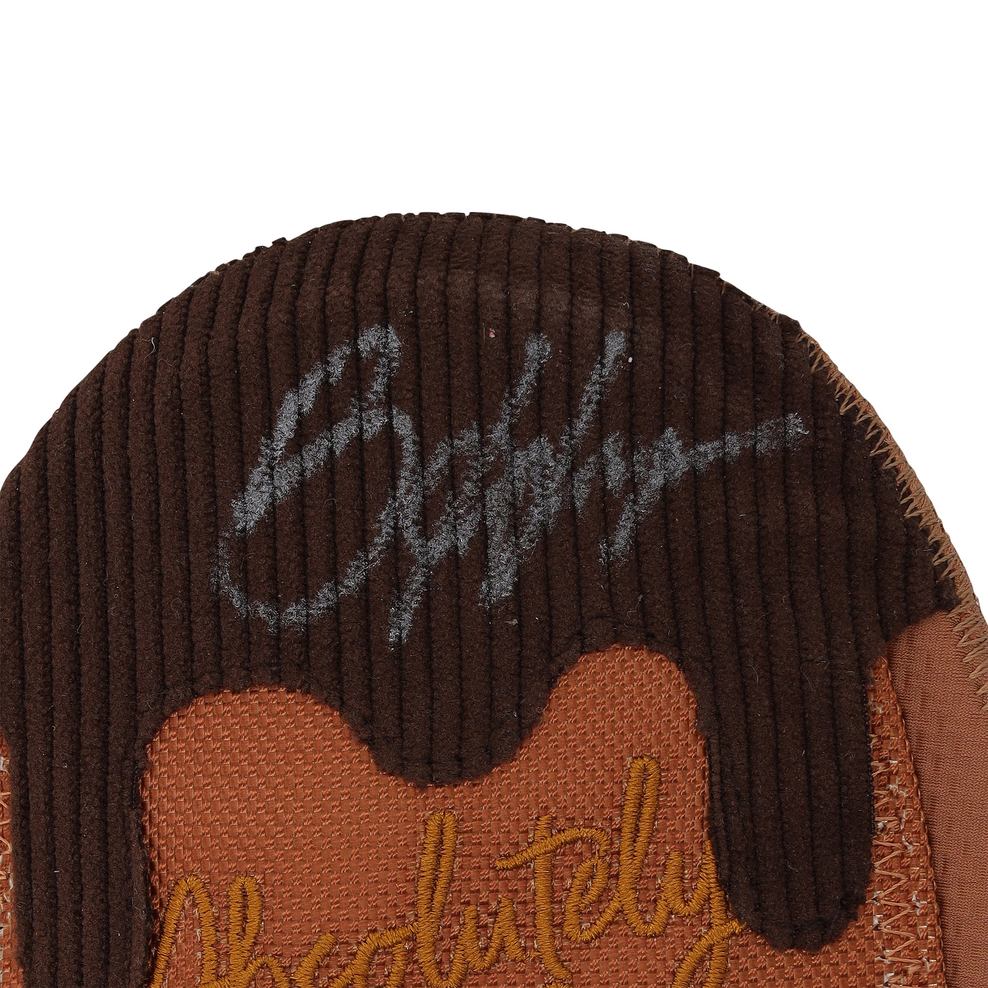 Bryce Harper, joueur des Phillies de Philadelphie, a utilisé une jambière marron « Absolutely Ridiculous » autographiée lors d'un match de la saison 2026 de la MLB. - NF70455200