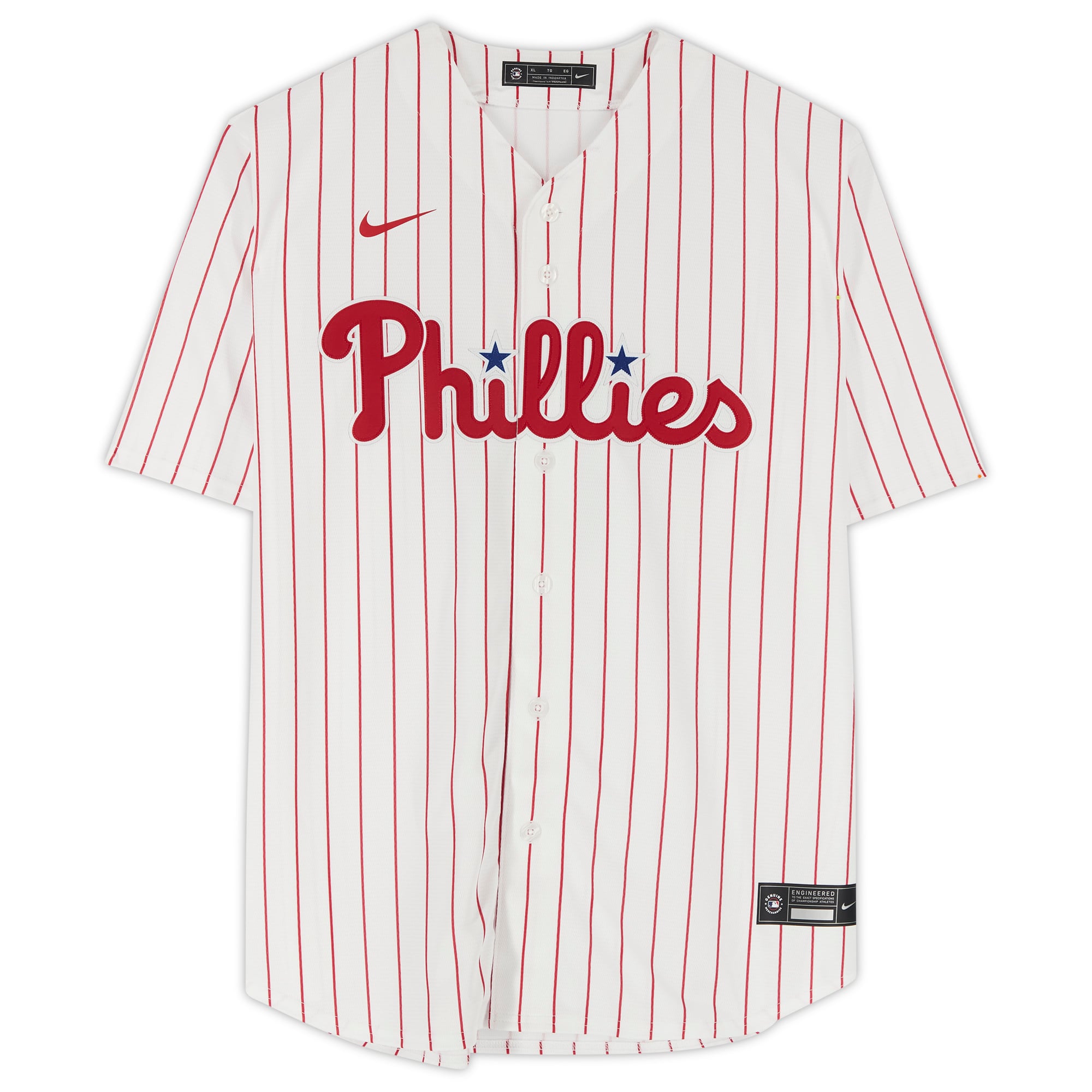 Bryce Harper White Philadelphia Phillies Autographed Nike Replica Jersey