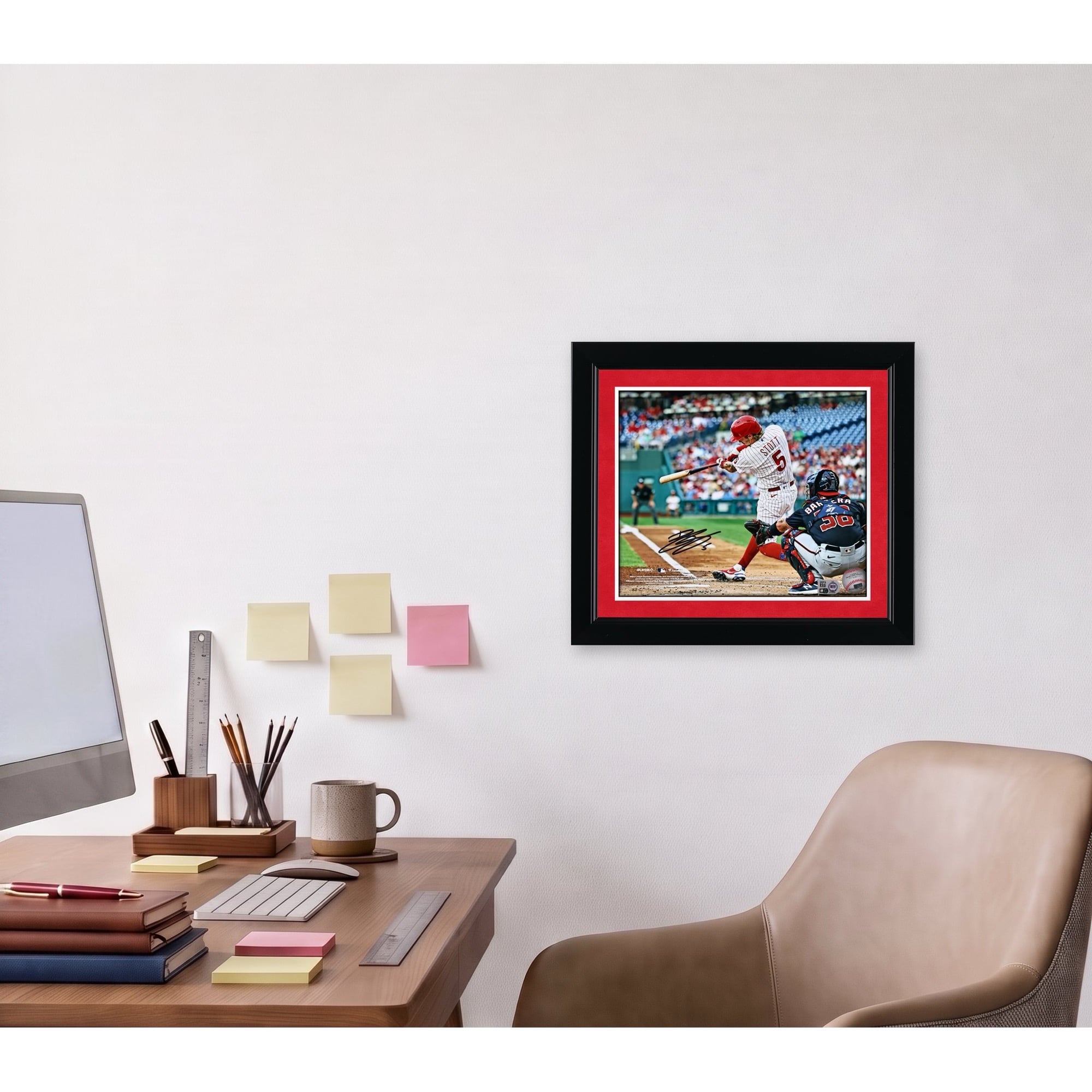 Bryson Stott Philadelphia Phillies Autographed 8" x 10" Hitting Photograph