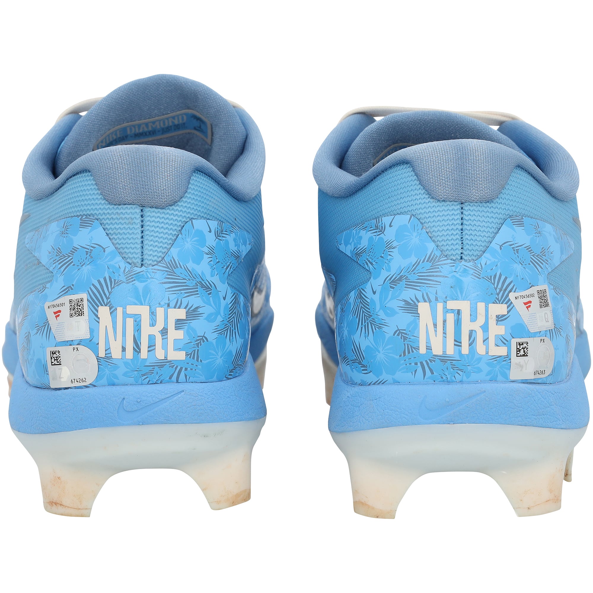 Bryson Stott Philadelphia Phillies Game-Used Blue Nike Cleats vs. New York Mets on June 21, 2026