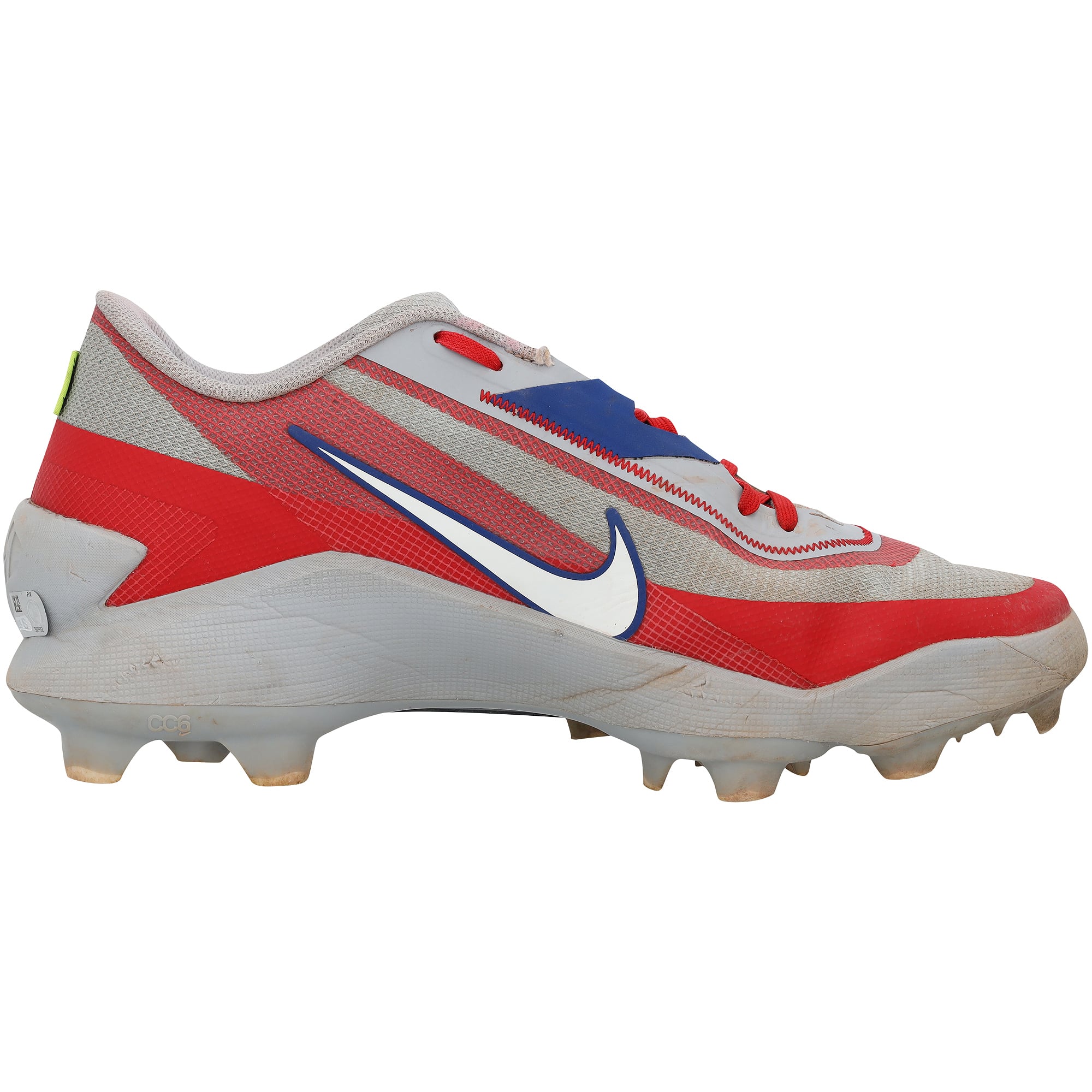 Bryson Stott Philadelphia Phillies Game-Used Gray/Red Nike Cleats vs. Detroit Tigers on July 12, 2026