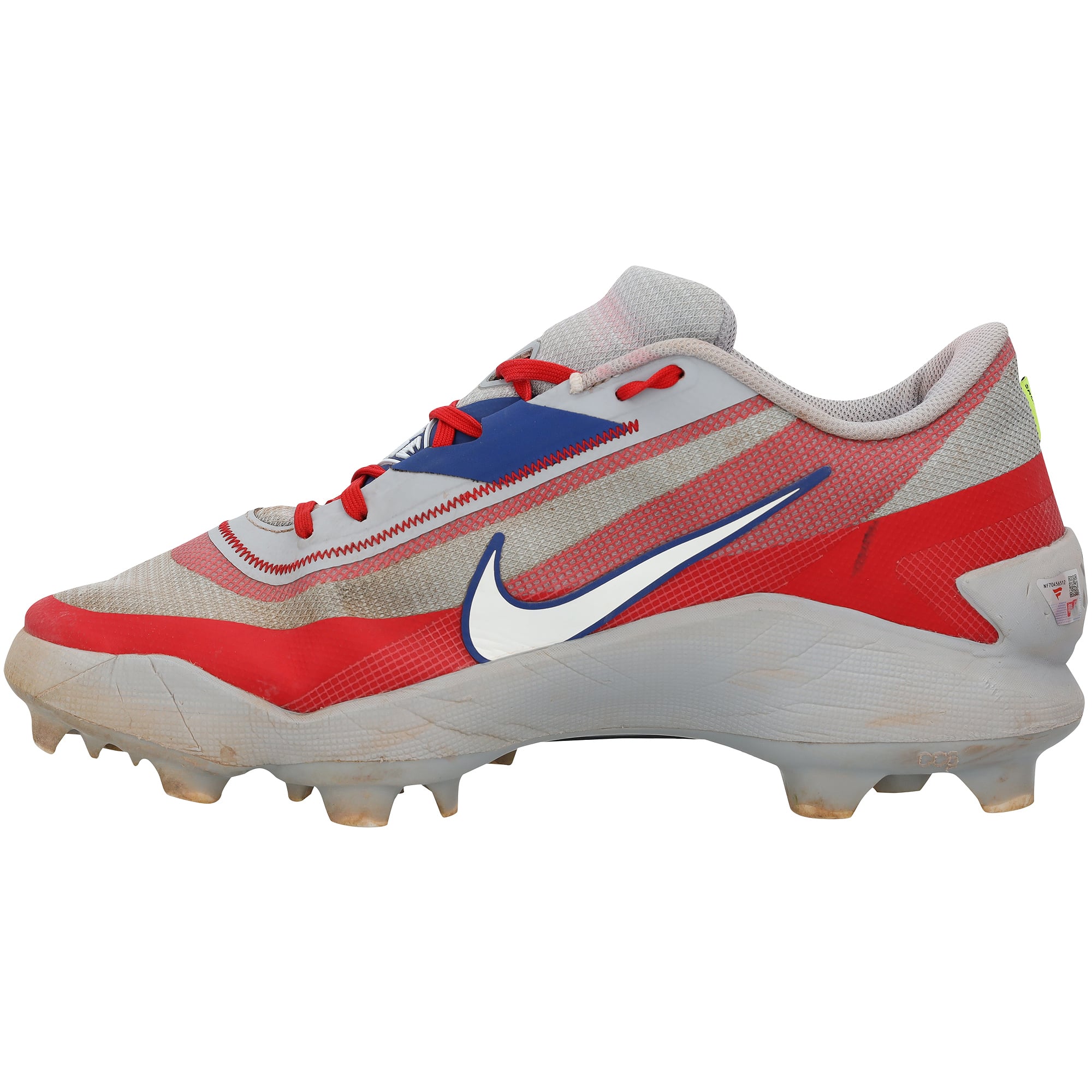 Bryson Stott Philadelphia Phillies Game-Used Gray/Red Nike Cleats vs. Detroit Tigers on July 12, 2026