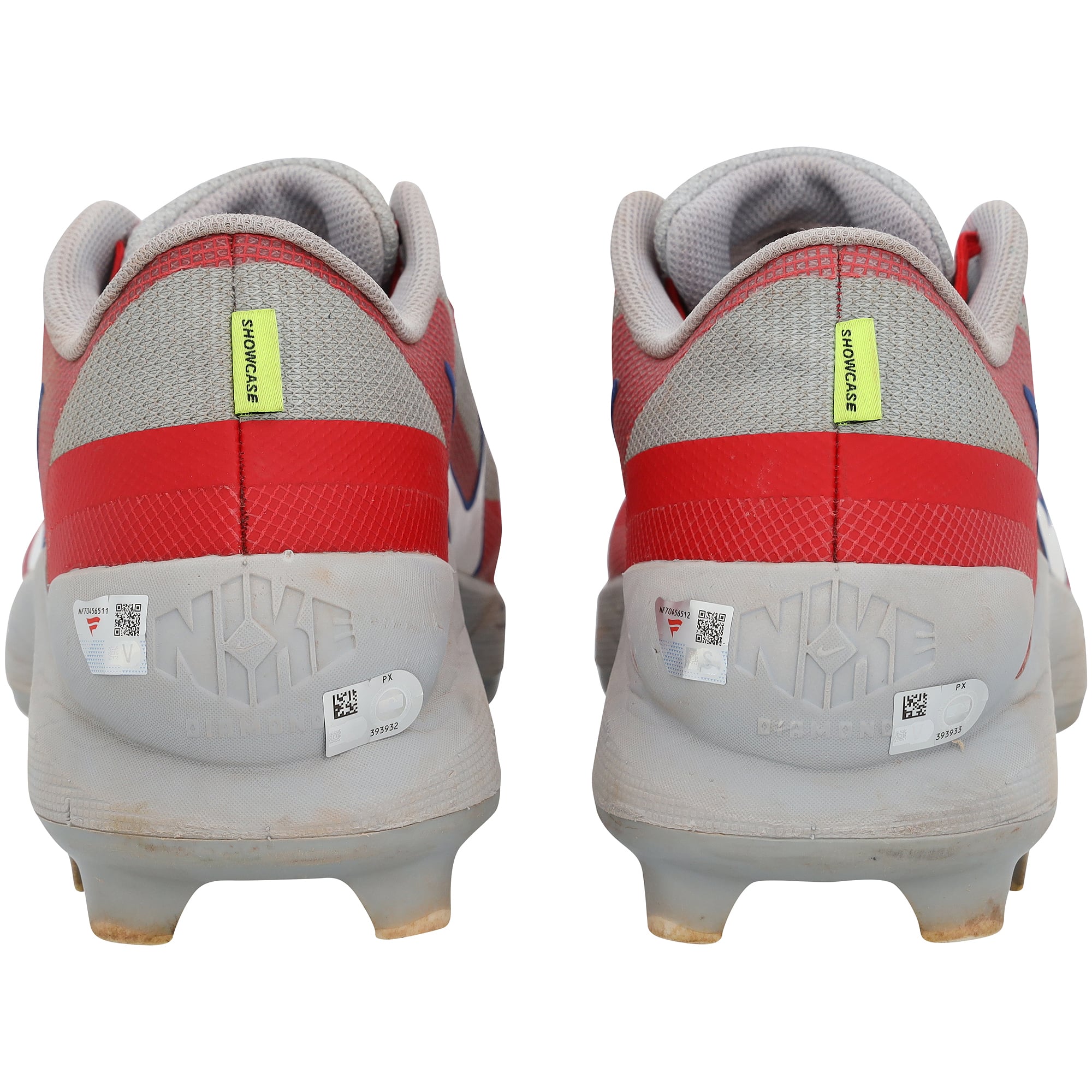 Bryson Stott Philadelphia Phillies Game-Used Gray/Red Nike Cleats vs. Detroit Tigers on July 12, 2026