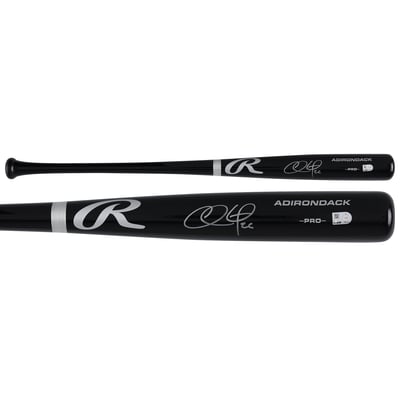 Chase Utley Philadelphia Phillies Autographed Fanatics Authentic Black Rawlings Pro Bat  