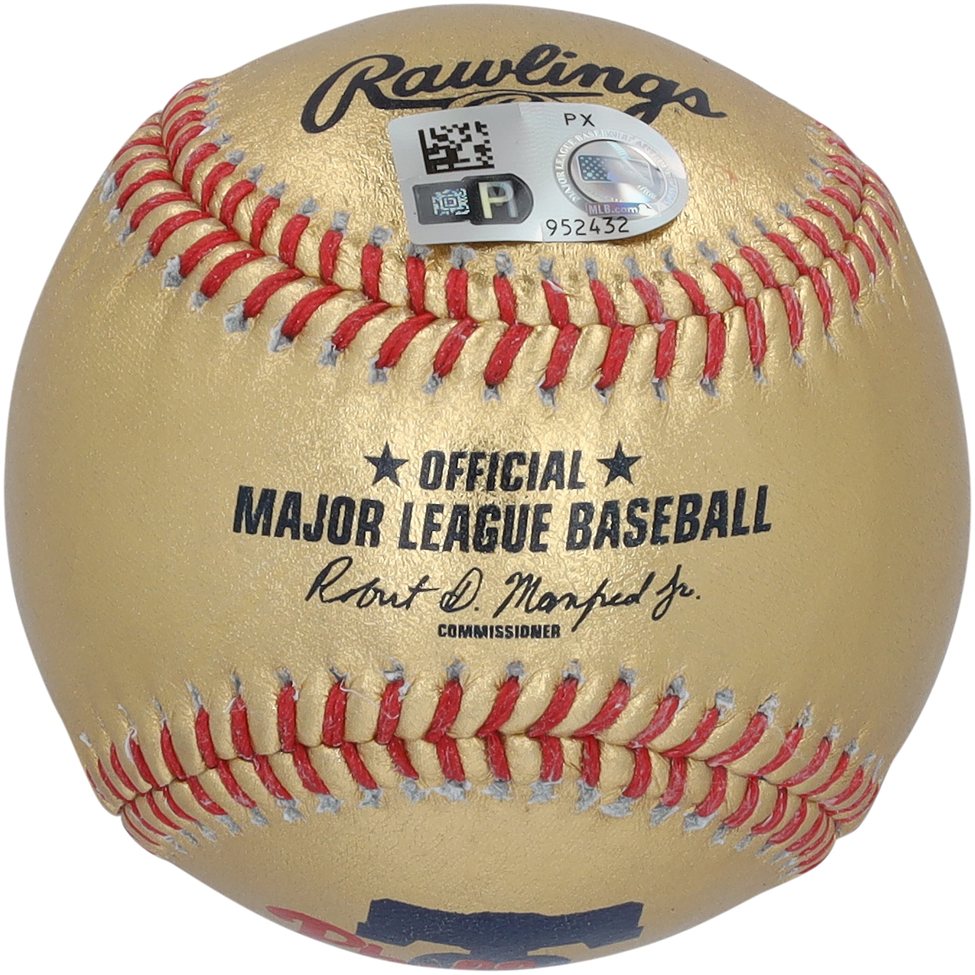 Chase Utley Philadelphia Phillies Autographed Gold Leather Baseball