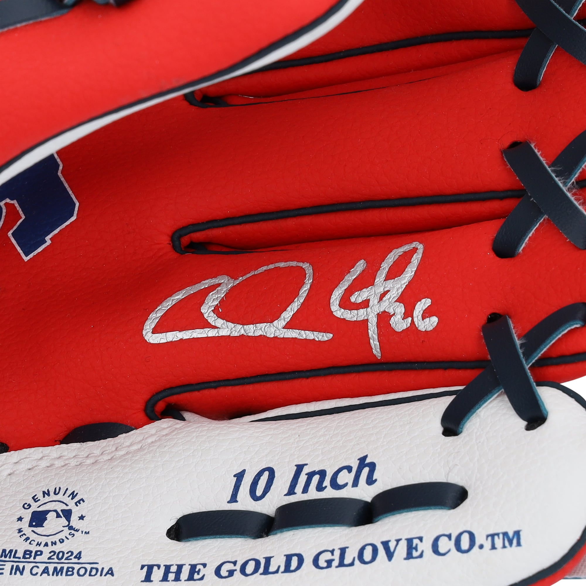Chase Utley Philadelphia Phillies Autographed Rawlings 10" Collectible Team Logo Glove