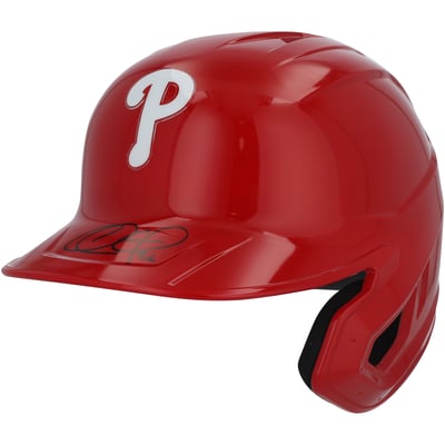 Chase Utley Philadelphia Phillies Autographed Fanatics Authentic Rawlings Mach Pro Replica Batting Helmet  