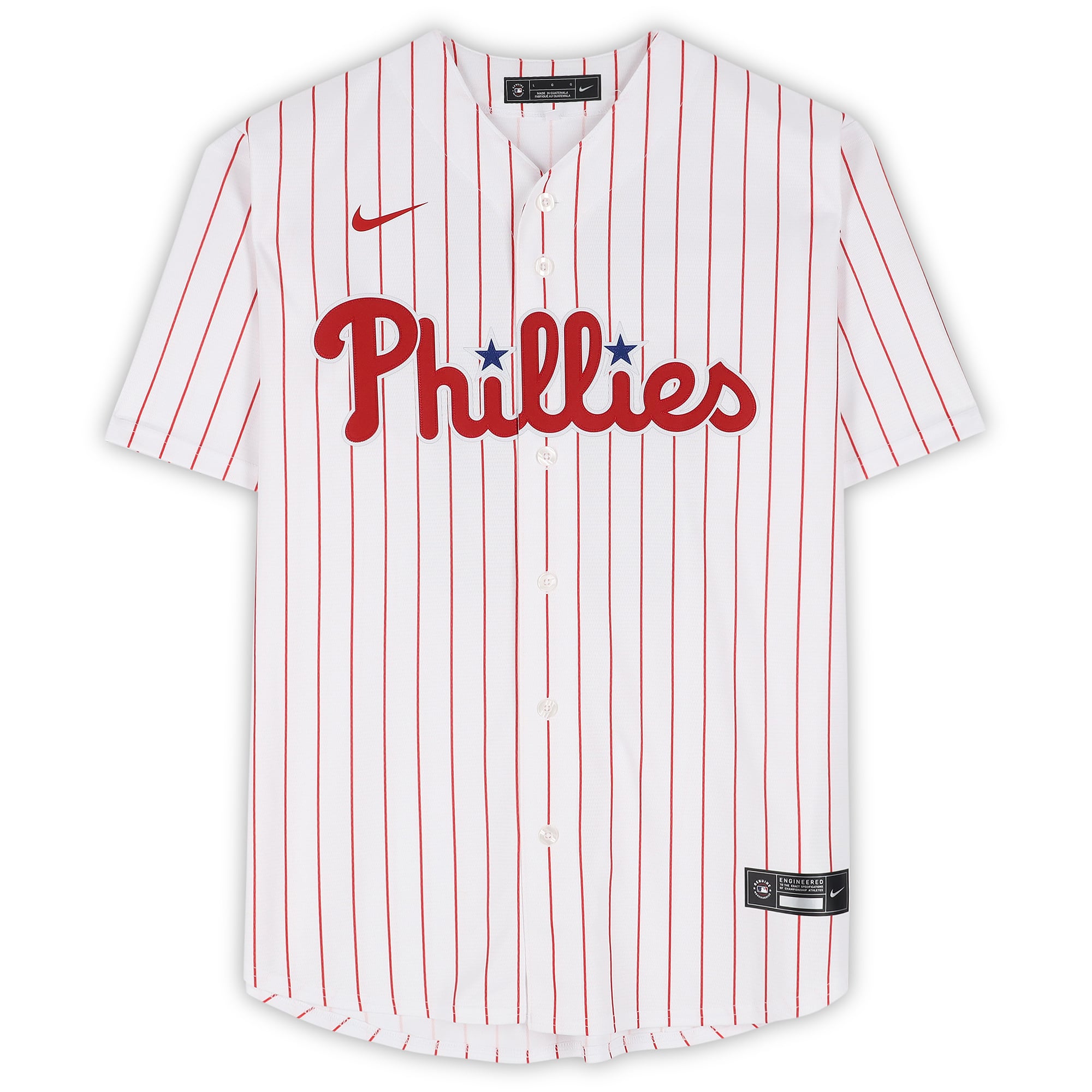 Chase Utley Philadelphia Phillies Autographed White Nike Replica Jersey with "2008 WS Champs" Inscription