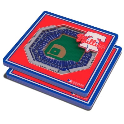 Philadelphia Phillies Fanpoint 3D StadiumView Coasters