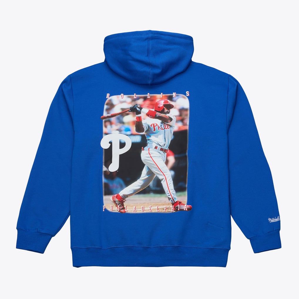 Jimmy Rollins Philadelphia Phillies Royal Player Fleece Hoodie