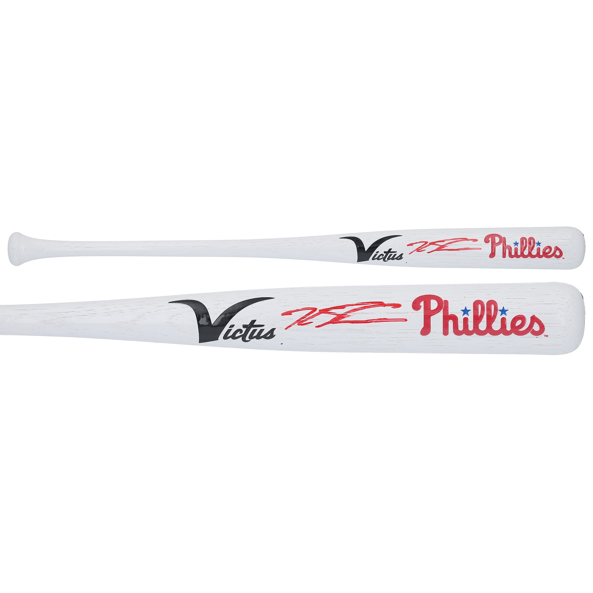 Kyle Schwarber Philadelphia Phillies Autographed Victus Team ID Mini Bat