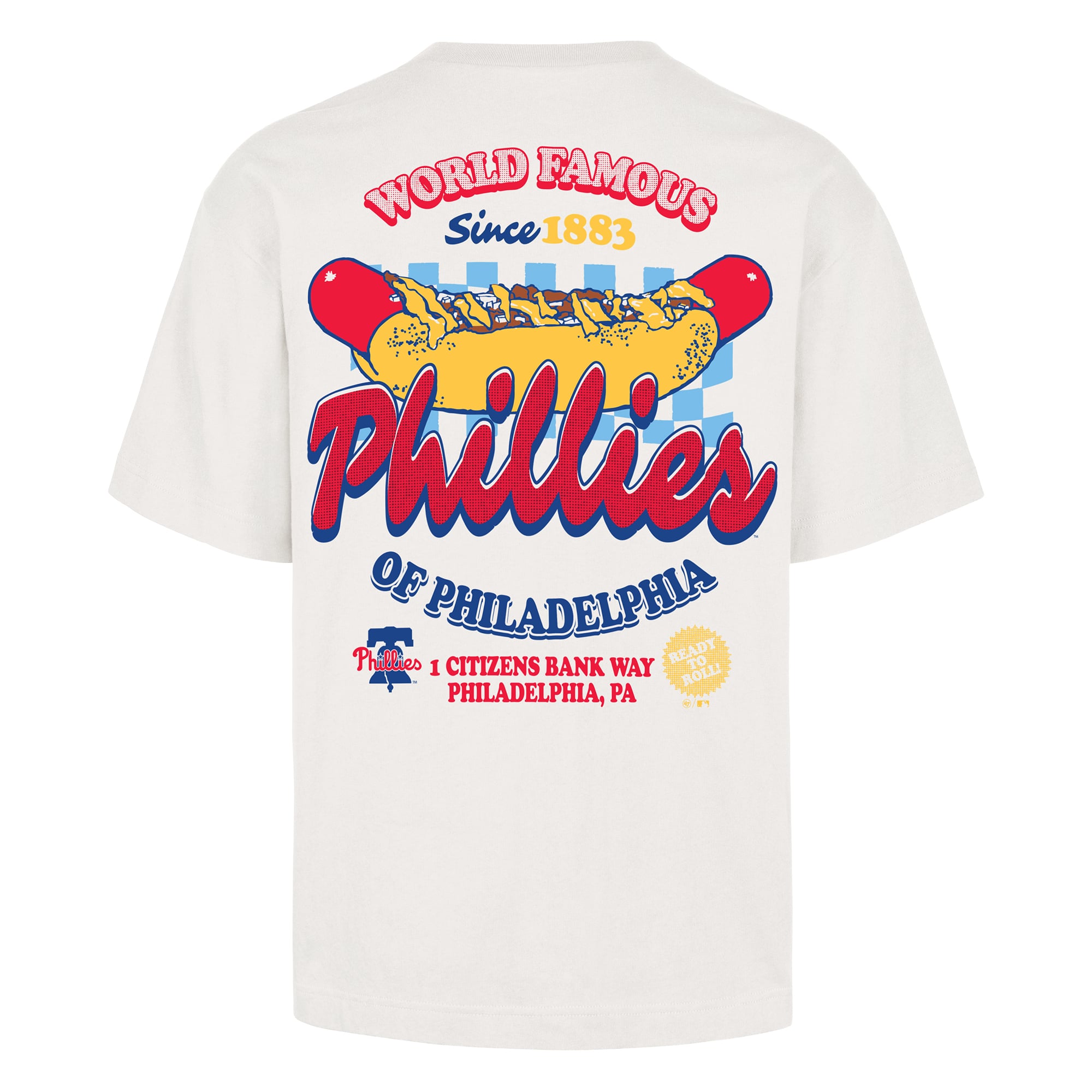 T-shirt homme '47 Cream Philadelphia Phillies Glizzy