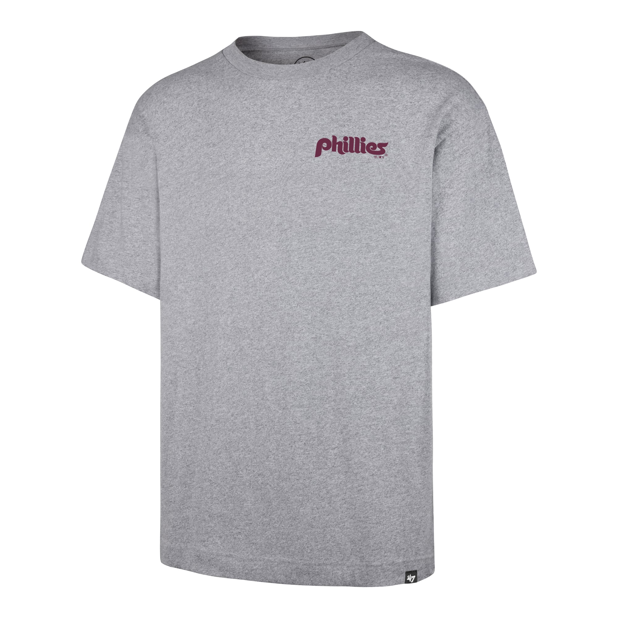 T-shirt homme '47 Gray Philadelphia Phillies History Lock Foundation