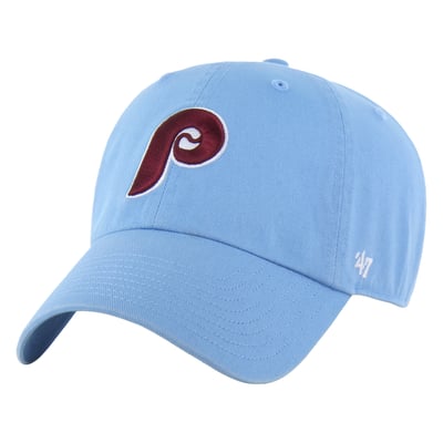  Philadelphia Phillies '47 Cooperstown Collection Clean Up Adjustable Hat - Light Blue