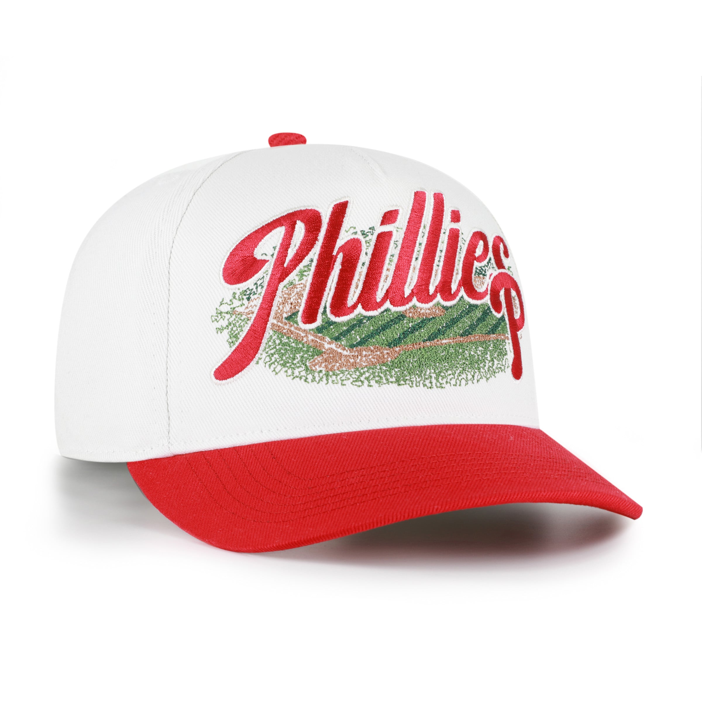 Men's '47 White/Red Philadelphia Phillies Enfield Hitch Adjustable Hat