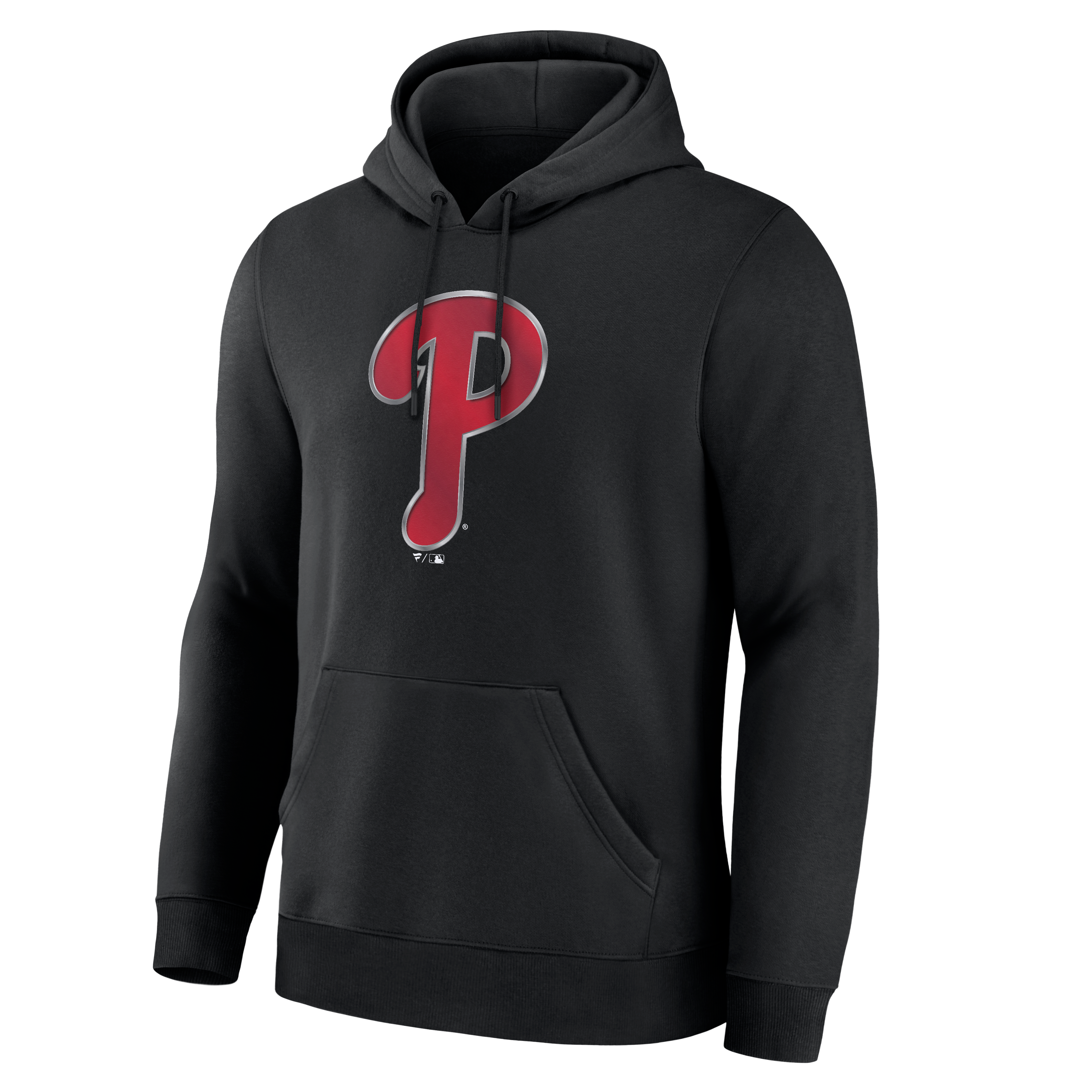 Sweat à capuche noir pour homme avec la mascotte métallique des Phillies de Philadelphie