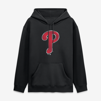 Philadelphia Phillies Metallic Mascot Hoodie - Black