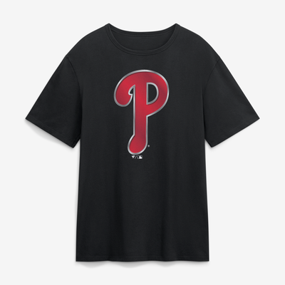 Philadelphia Phillies Metallic Mascot T-Shirt - Black