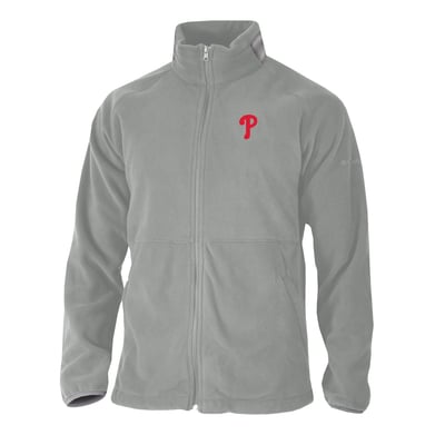 Philadelphia Phillies Columbia  Everest Ridge Full-Zip Fleece Jacket - Gray