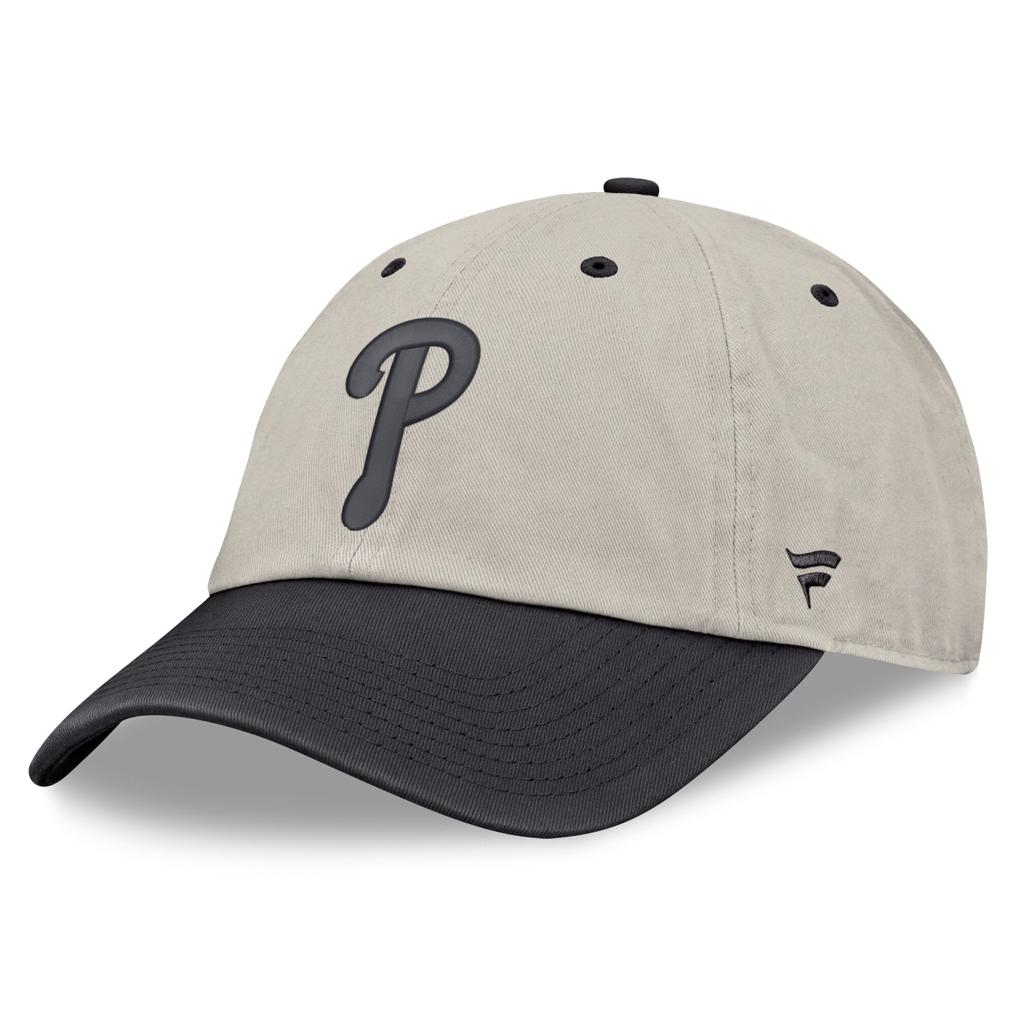 Men's Fanatics Beige/Charcoal Philadelphia Phillies Frame Adjustable Hat