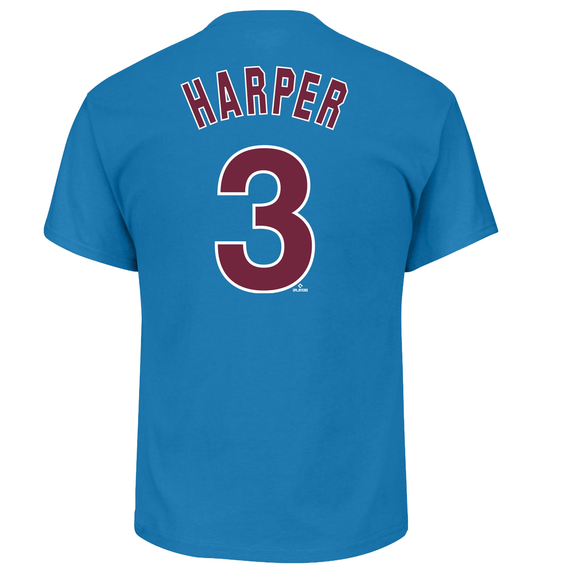 T-shirt Fanatics Bryce Harper rouge Philadelphia Phillies pour homme, grandes tailles, avec nom et numéro