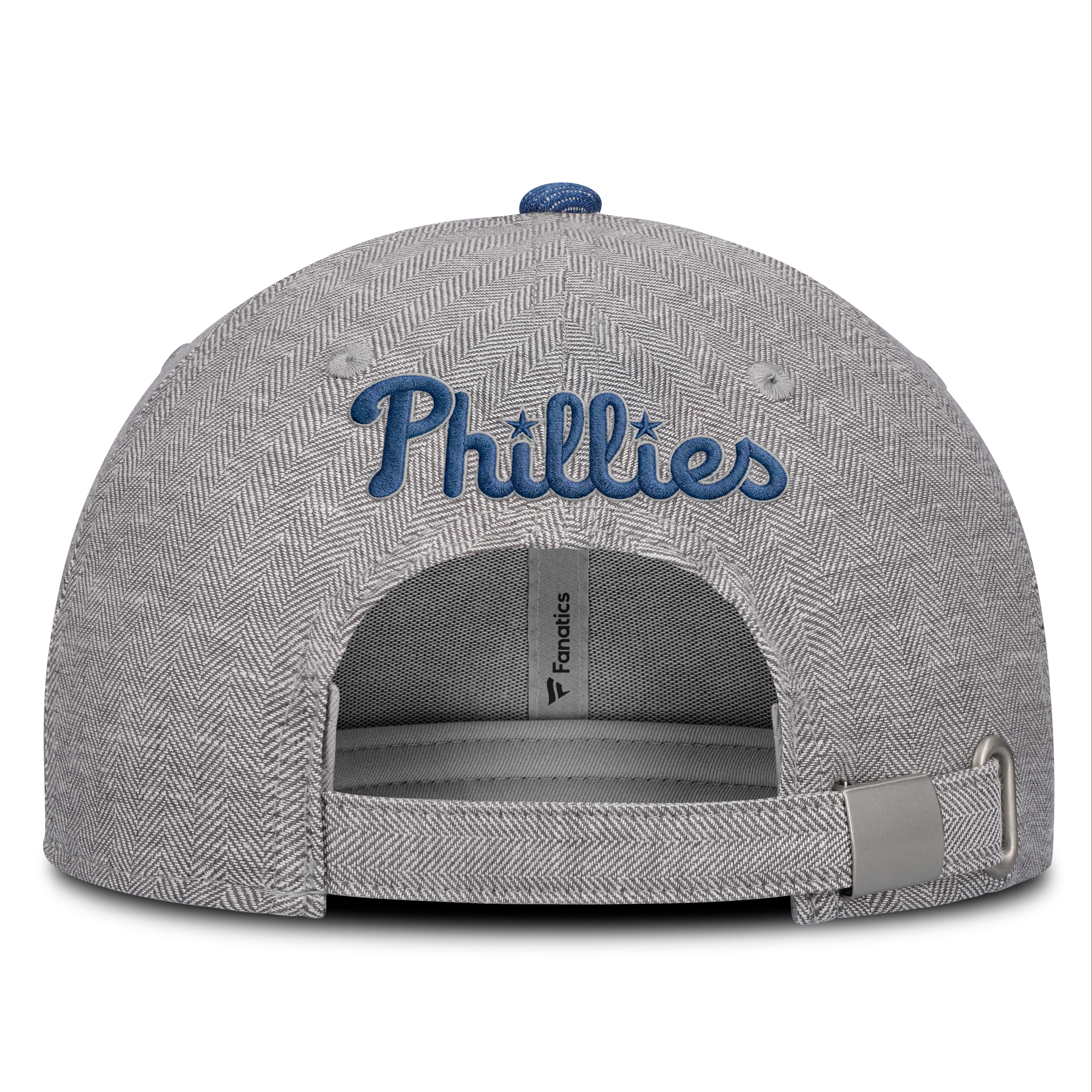 Casquette ajustable Fanatics grise/denim Philadelphia Phillies Level Up Conduct pour homme
